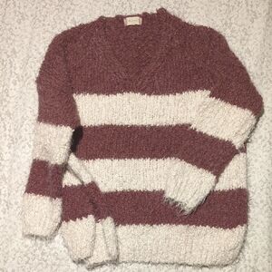 Altar'd State Textured Mauve Sweater